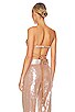 view 3 of 5 Capri Sequin Bralette in Nude