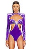 view 1 of 6 CELINE ボディスーツ in Purple