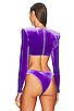 view 4 of 6 CELINE ボディスーツ in Purple