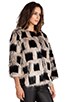 view 3 of 6 Ischia Faux Fur Jacket in Checker