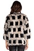 view 4 of 6 Ischia Faux Fur Jacket in Checker