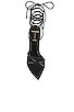 view 4 of 5 TALIA ヒールサンダル in Black Buffed Nappa