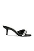 view 1 of 5 Madison Mule in Black Satin