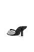 view 3 of 5 Madison Mule in Black Satin