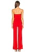 view 3 of 3 Hara Strapless Jumpsuit in Red