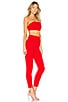 view 2 of 3 Remy Bandeau Pant Set in Red