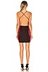 view 3 of 3 Lily Backless Mini in Red Metallic