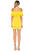 view 3 of 3 Emilie Tiered Knit Dress in Yellow