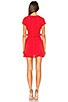 view 3 of 3 MINI ROBE VOLANTÉE MERCY in Red