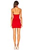 view 3 of 3 Kimber Cut Out Bodycon in Red