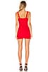view 3 of 3 Cici Square Neck Mini Dress in Red