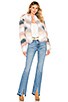 view 4 of 4 Shiloh Faux Fur Jacket in Ivory Multi