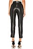 view 3 of 4 Cori Lace Up Faux Leather Pant in Black