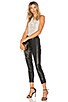 view 4 of 4 Cori Lace Up Faux Leather Pant in Black