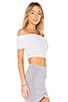 view 2 of 4 Lainey Ruffle Crop top in White