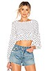 Yasmin Tie Back Crop Top, view 2 of 5, click to view large image.