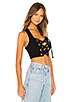 Regina Grommet Lace Up Tank, view 2 of 4, click to view large image.