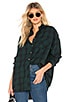 view 1 of 4 Audriana Oversized Flannel Top in Green