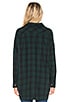 Audriana Oversized Flannel Top, view 3 of 4, click to view large image.