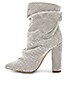 view 5 of 5 Crystal Chainmail Bootie in Silver