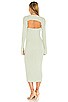 view 4 of 4 X REVOLVE Paloma Bodycon Midi Dress in Sage