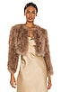 view 1 of 4 Manhattan Feather Jacket in Toffee