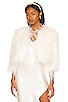 view 1 of 4 Dahlia Feather Jacket in White