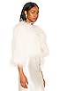 view 2 of 4 Dahlia Feather Jacket in White