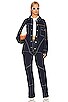 view 4 of 4 CYRUS 데님 in Navy