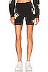 view 1 of 5 Keep On Smiling Bicycle Shorts in Black