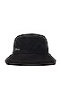 view 1 of 4 Fleece Bucket Hat in Black