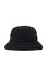 view 2 of 4 Fleece Bucket Hat in Black