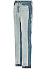 view 4 of 5 Panelled Cropped Straight Jean in Faded Blue
