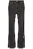 view 2 of 6 Layered Flappy Straight Jean in Faded Black