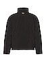 view 4 of 7 Double Placket Down Jacket in Matrix Black