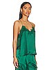 view 2 of 4 Racer Charmeuse Cami in Spruce