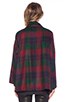 view 4 of 4 Wrap Jacket in Red Plaid