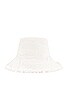 view 3 of 3 Evan Bucket Hat in White