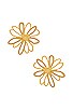 view 1 of 2 DAISY イヤリング in Gold