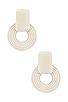 view 1 of 3 BOUCLES D'OREILLES CRÉOLE FOLLY in Ivory