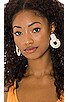 view 3 of 3 Folly Hoop Earrings in Ivory