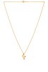 view 1 of 2 the Hail Mary Dainty Necklace in Gold