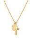 view 2 of 2 the Hail Mary Dainty Necklace in Gold