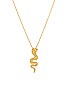 view 2 of 2 Gold Cobra Necklace in Gold