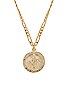 view 2 of 2 Pray For Us Mary Necklace in Gold