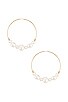 view 2 of 3 Tefnut Pearl Hoops in Gold