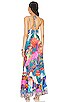 view 3 of 4 Tiered Maxi Dress in Flight Of The Flamingo