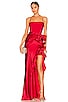 view 1 of 3 DRINA ガウン in Pimento Red