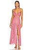 view 1 of 4 Ruffle Metallic Dress in Pink