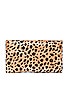 view 2 of 5 Foldover Calf Hair Clutch in Leopard